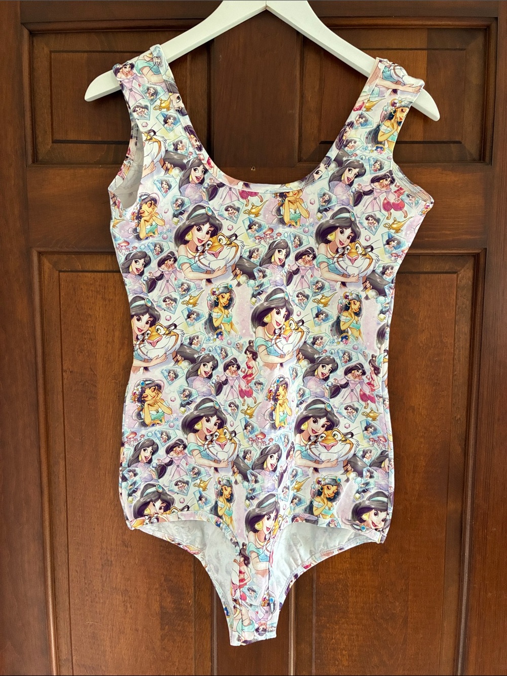 Wild Rich Kids Disney Princess Jasmine Print One-Piece Bodysuit